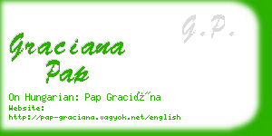 graciana pap business card
